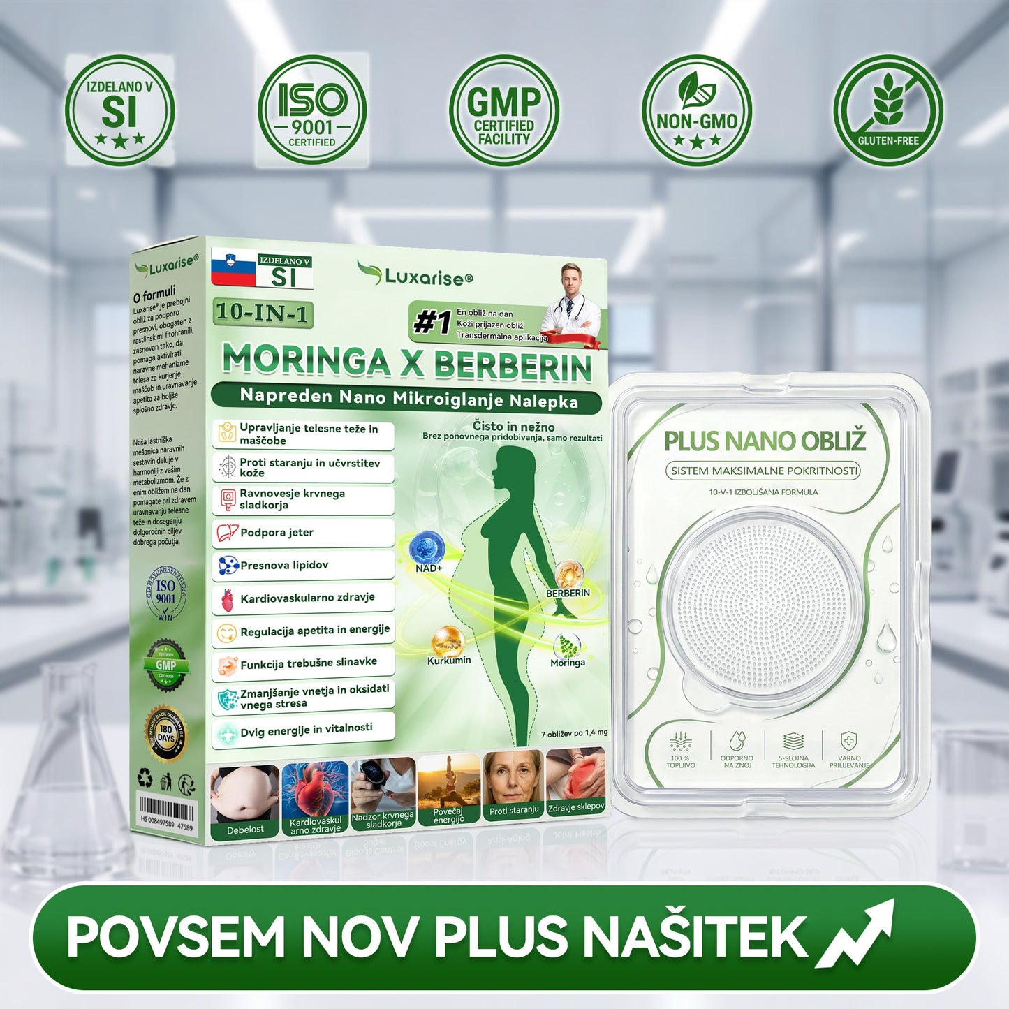 【Popolnoma nov flaster PLUS】🐱‍🐉🐱‍🐉𝑳𝒖𝒙𝒂𝙧𝙞𝙨𝙚® 𝑴𝒐𝒓𝒊𝒏𝒈𝒂 𝑿 𝑩𝒆𝒓𝒃𝒆𝒓𝒊𝒏 10-𝑰𝒏-1 𝑵𝒂𝒑𝒓𝒆𝒅𝒆𝒏 𝑵𝒂𝘯𝘰 𝑴𝒊𝒌𝒓𝒐𝒊𝒈𝒍𝒂𝒏𝒋𝒆 𝑵𝒂𝒍𝒆𝒑𝒌𝒂 (𝑬𝒏𝒌𝒓𝒂𝒕 𝒅𝒏𝒆𝒗𝒏𝒐, 𝒗𝒊𝒅𝒏𝒆 𝒔𝒑𝒓𝒆𝒎𝒆𝒎𝒃𝒆 𝒗 7 𝒅𝒏𝒆𝒉) ✅ 𝑫𝒆𝒃𝒆𝒍𝒐𝒔𝒕, 𝒔𝒍𝒂𝒅𝒌𝒐𝒓𝒏𝒂 𝒃𝒐𝒍𝒆𝒛𝒆𝒏, 𝒂𝒑𝒏𝒆𝒋𝒂 𝒎𝒆𝒅 𝒔𝒑𝒂𝒏𝒋𝒆𝒎 𝒊𝒏 𝒕𝒆ž𝒂𝒗𝒆 𝒔 𝒔𝒌𝒍𝒆𝒑𝒊